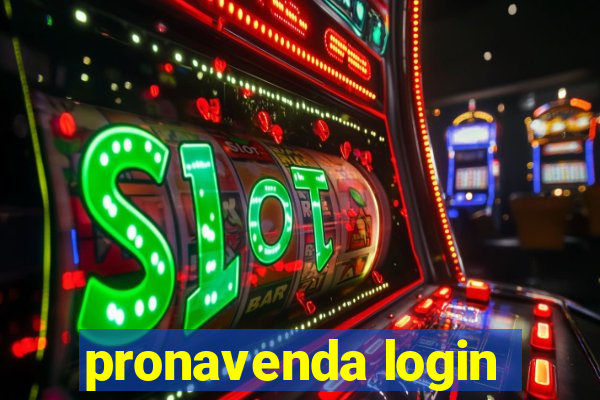 pronavenda login